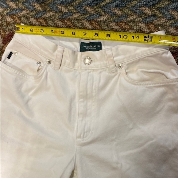 Ralph Lauren White Straight Leg Jeans - Picture 7 of 12